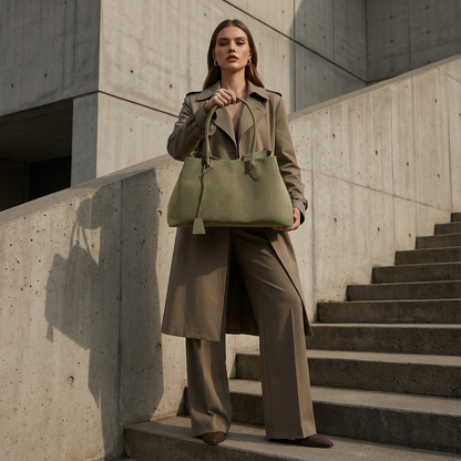 Blaire Women’s Shoulder Tote Bag | Minimalist Silhouette, Long Top Handles