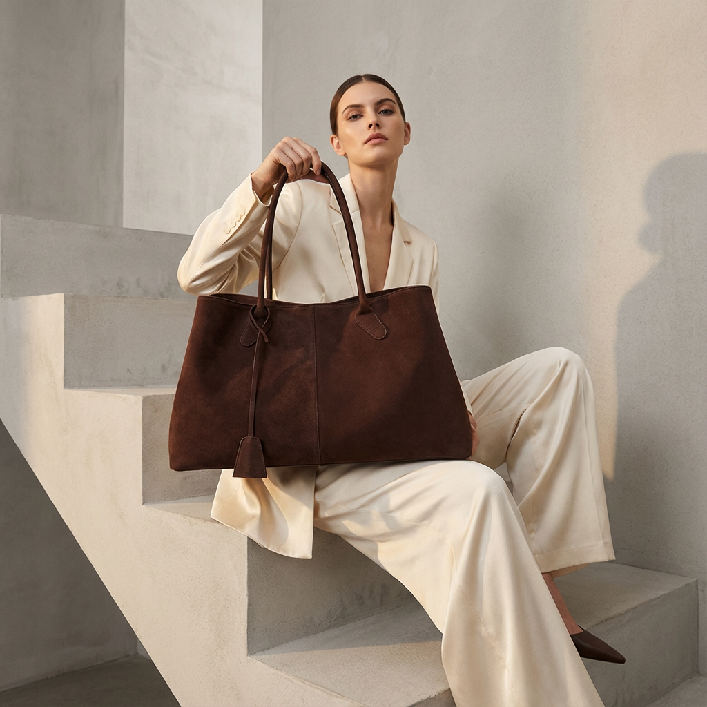 Blaire Women’s Shoulder Tote Bag | Minimalist Silhouette, Long Top Handles