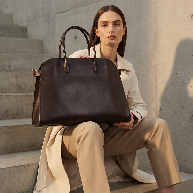 Fern Aveline Women’s Shopper Bag | Structured Silhouette, Double Top Handles