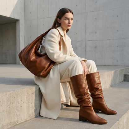 Bolso hobo para mujer Marisol | Silueta holgada, Correa ancha para el hombro