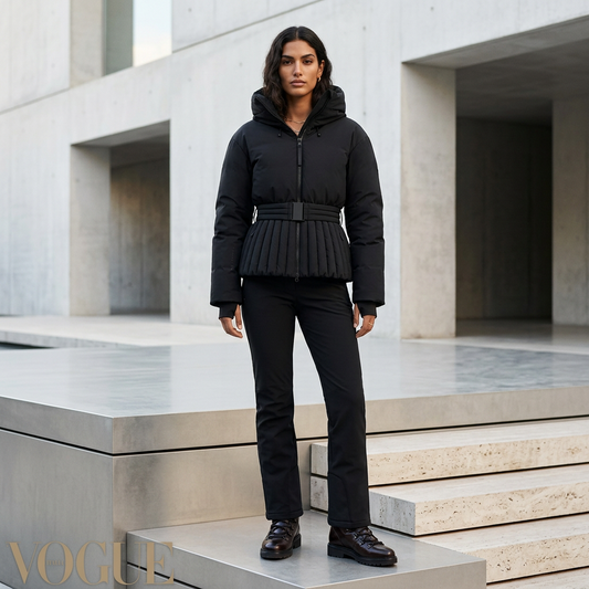 Manteau d’hiver pour femme Bella | Mélange coton, capuche chic