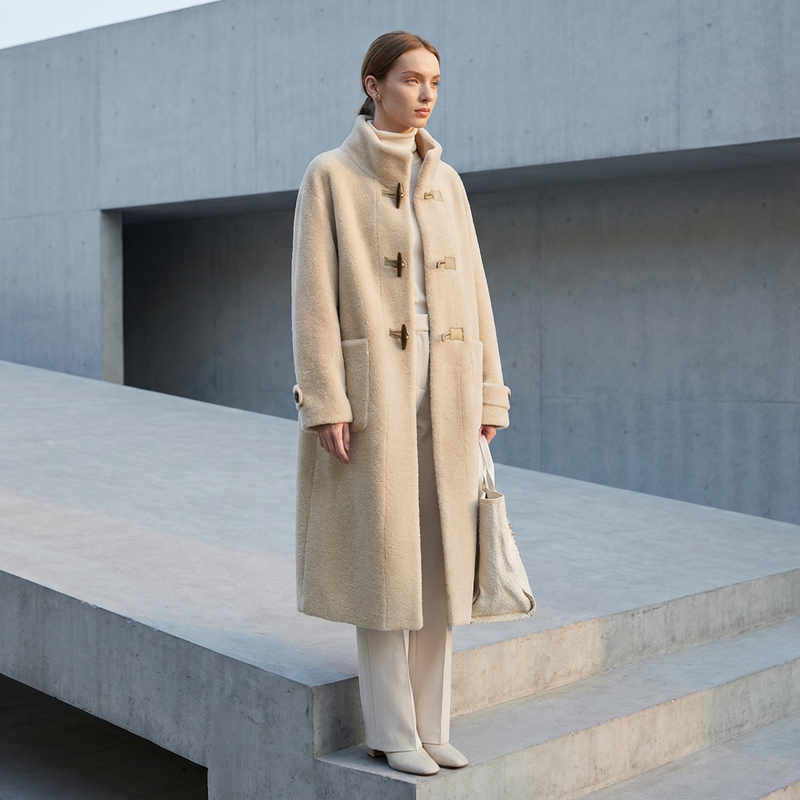 Ava Women's Winter Coat | Elegant Loose Fit, Warm Fabric Blend