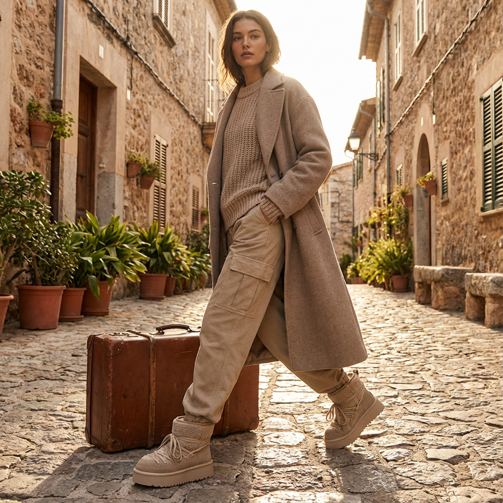 Bella Women's Black Snow Boots | Cow Leather, Warm & Stylish