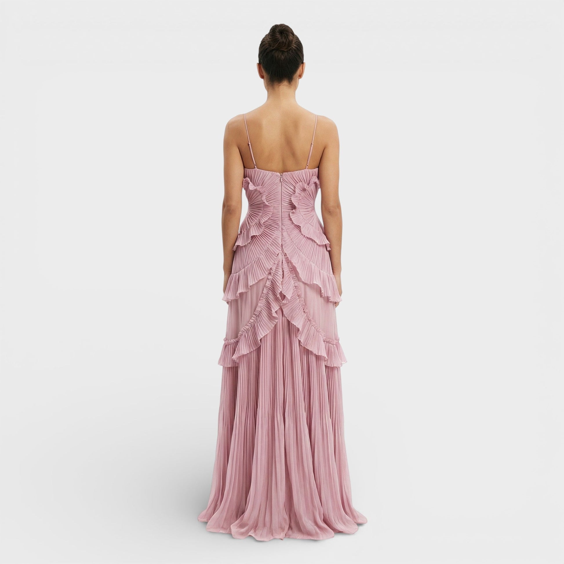 Liana Women's Asymmetric Maxi Dress - back view