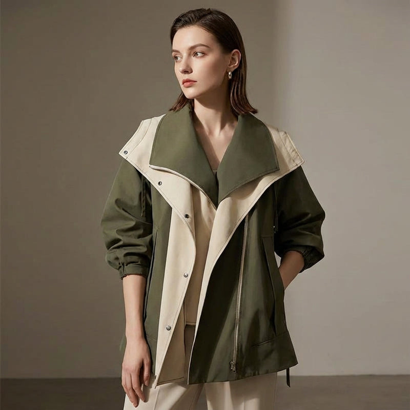 Verena Women's Jacket | Double Layer, Casual Chic