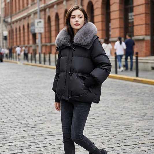 Chaqueta Acolchada para Mujeres Remy | Diseño Acolchado, Cuello de Piel Sintética