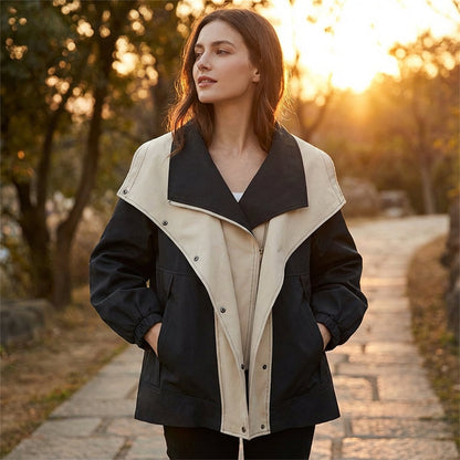 Verena Women's Jacket | Double Layer, Casual Chic