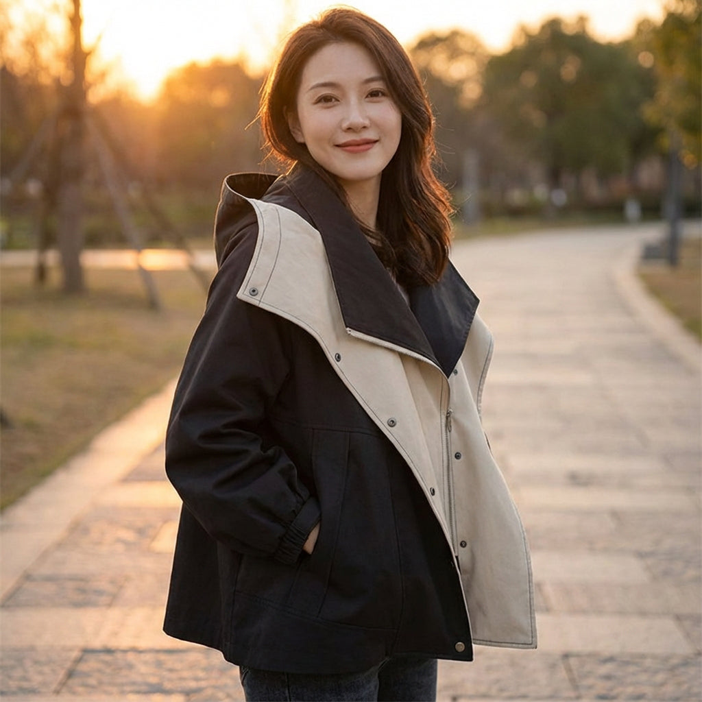 Verena Women's Jacket | Double Layer, Casual Chic