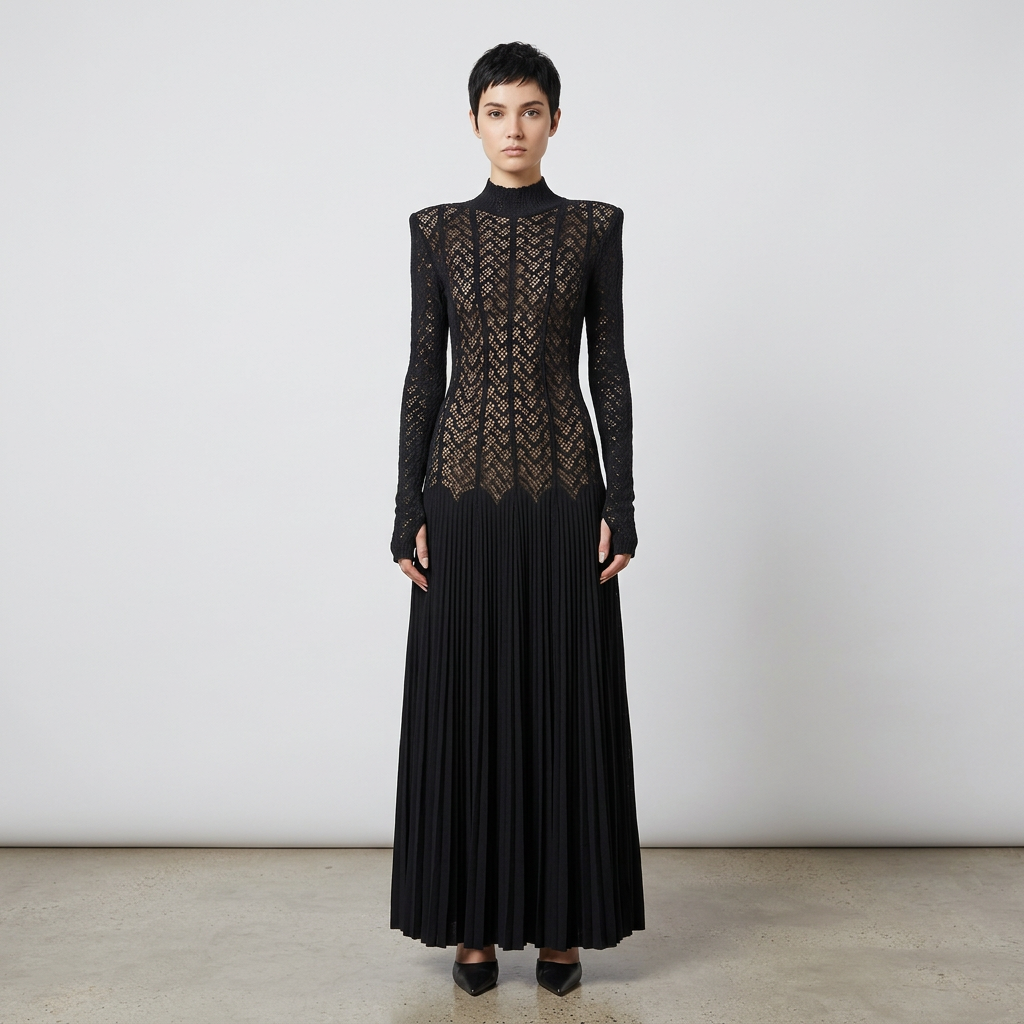 Robe en dentelle pour femmes Daisy | Design ajouré élégant, décontracté et formel