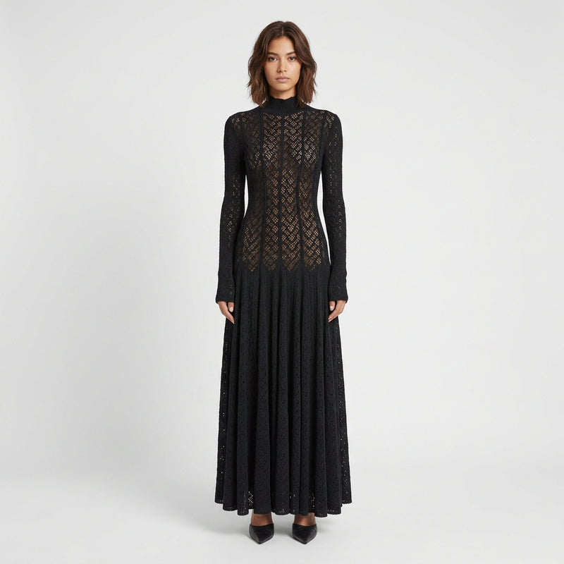 Robe en dentelle pour femmes Daisy | Design ajouré élégant, décontracté et formel