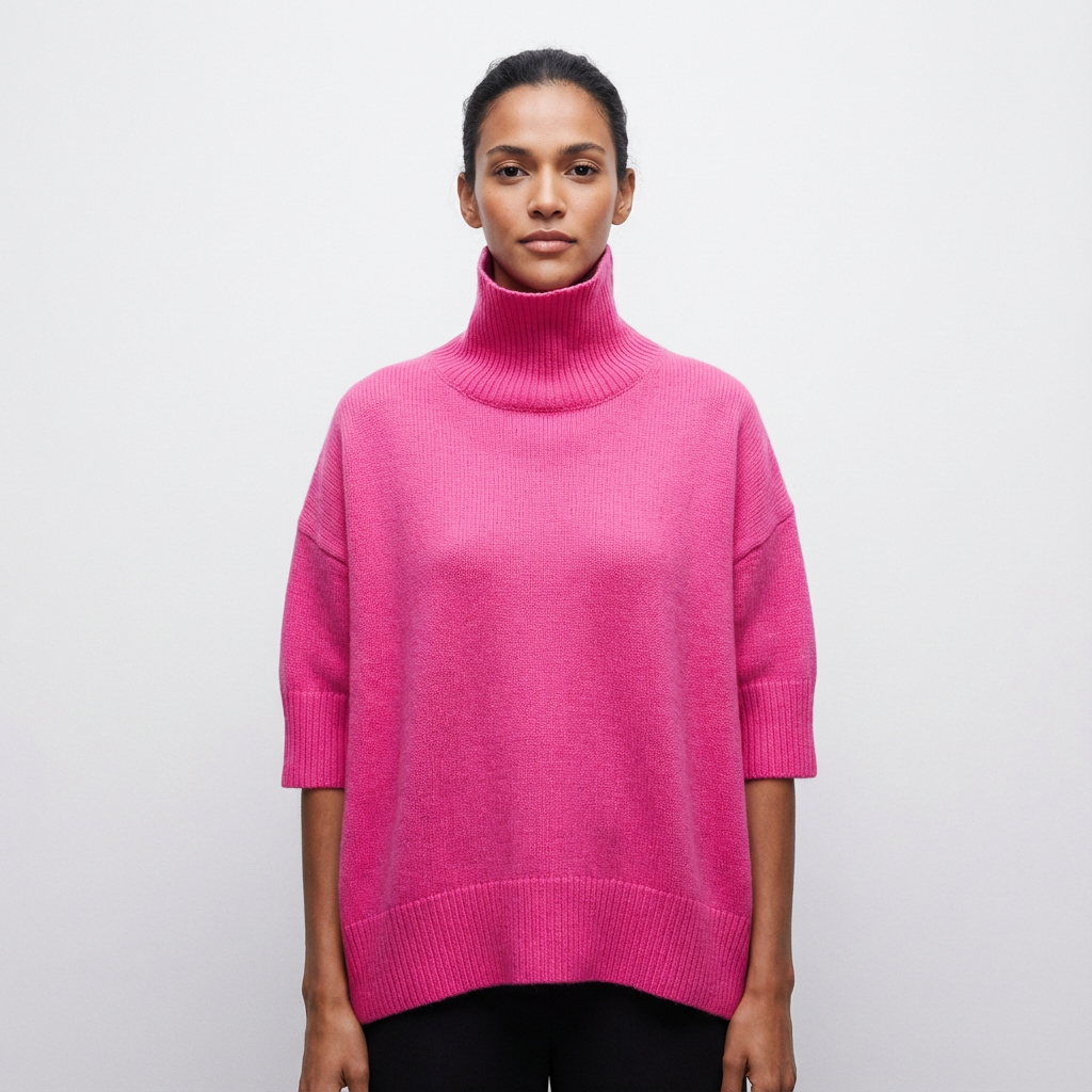 Avery Women’s Turtleneck Sweater | High Neck, Relaxed Fit