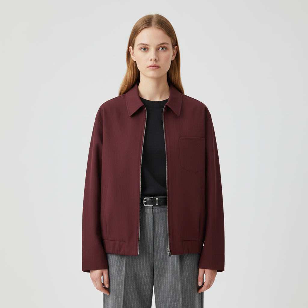 Mira Women's Bomber Jacket | Retro Style, Loose Fit