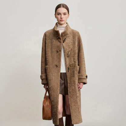 Ava Women's Winter Coat | Elegant Loose Fit, Warm Fabric Blend