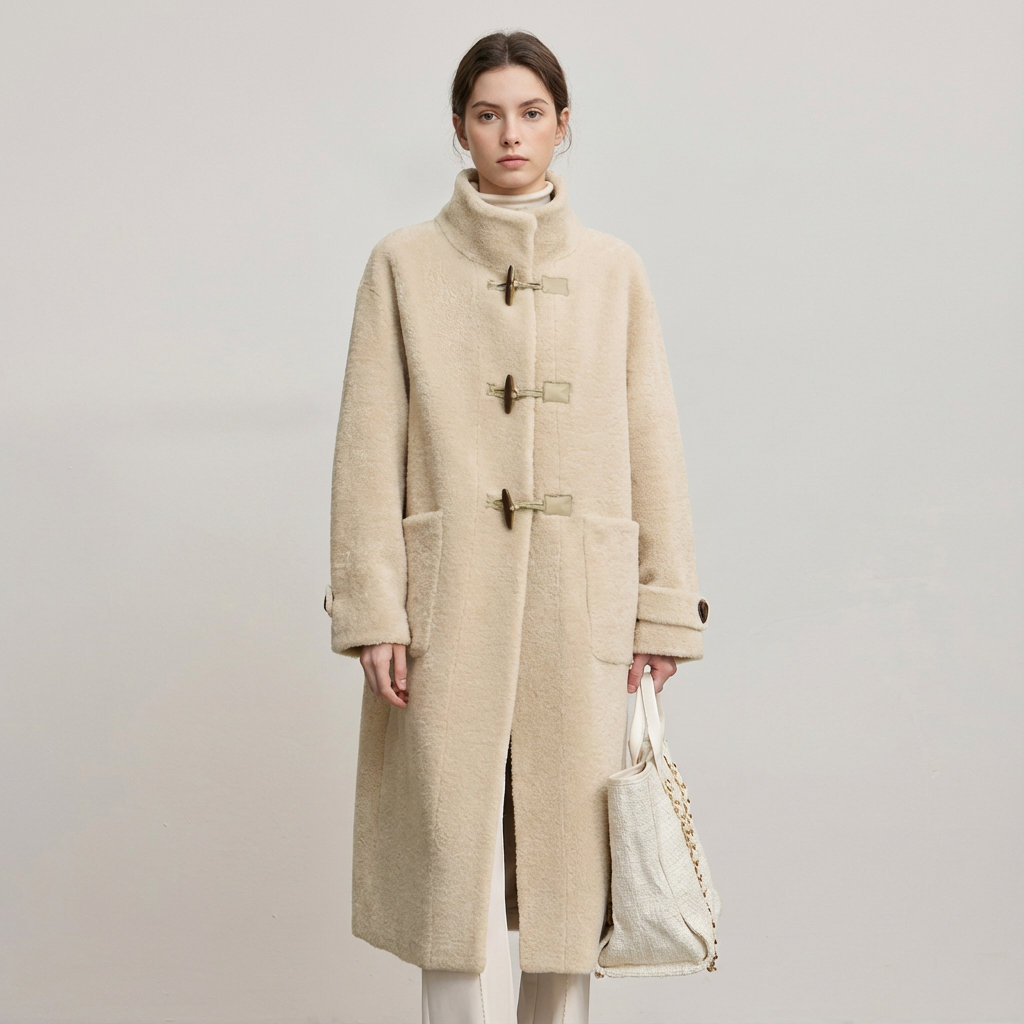 Ava Women's Winter Coat | Elegant Loose Fit, Warm Fabric Blend