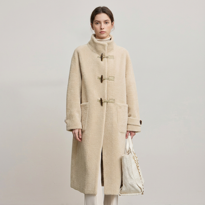 Ava Women's Winter Coat | Elegant Loose Fit, Warm Fabric Blend