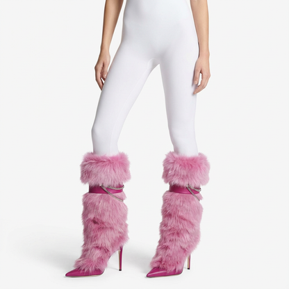 Bahar Women’s Knee High Boots | Pointed Toe, Stiletto Heel