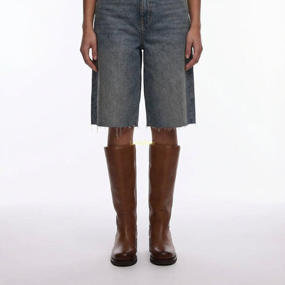 Josephine Women's Knee High Boots | Leather with Heels, Timeless Elegance