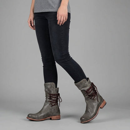 Bottines pour Femme Rosa | Design à Lacets, Confort Quotidien Moderne