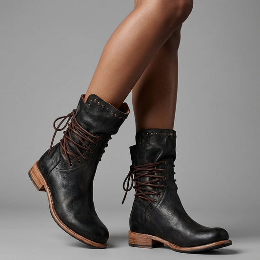 Rosa Women's Ankle Boots | Lace Up Design, Modern Everyday Comfort