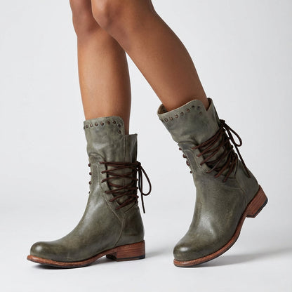 Bottines pour Femme Rosa | Design à Lacets, Confort Quotidien Moderne