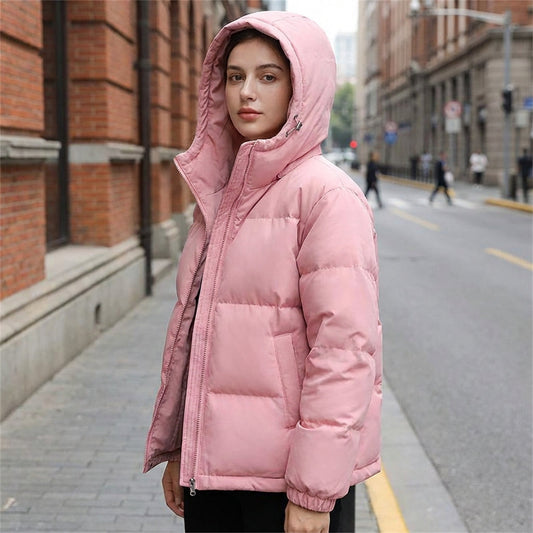 Chaqueta Acolchada Negra para Mujeres Cleo | Aislada con Capucha, Estilosa Chaqueta de Invierno