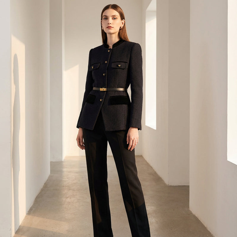 Willa Women's Wool Coat | Mid-Length, Elegant Design