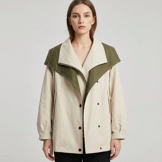 Verena Women's Jacket | Double Layer, Casual Chic