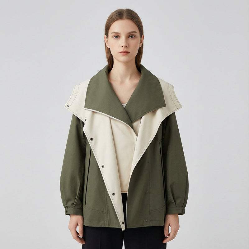 Verena Women's Jacket | Double Layer, Casual Chic