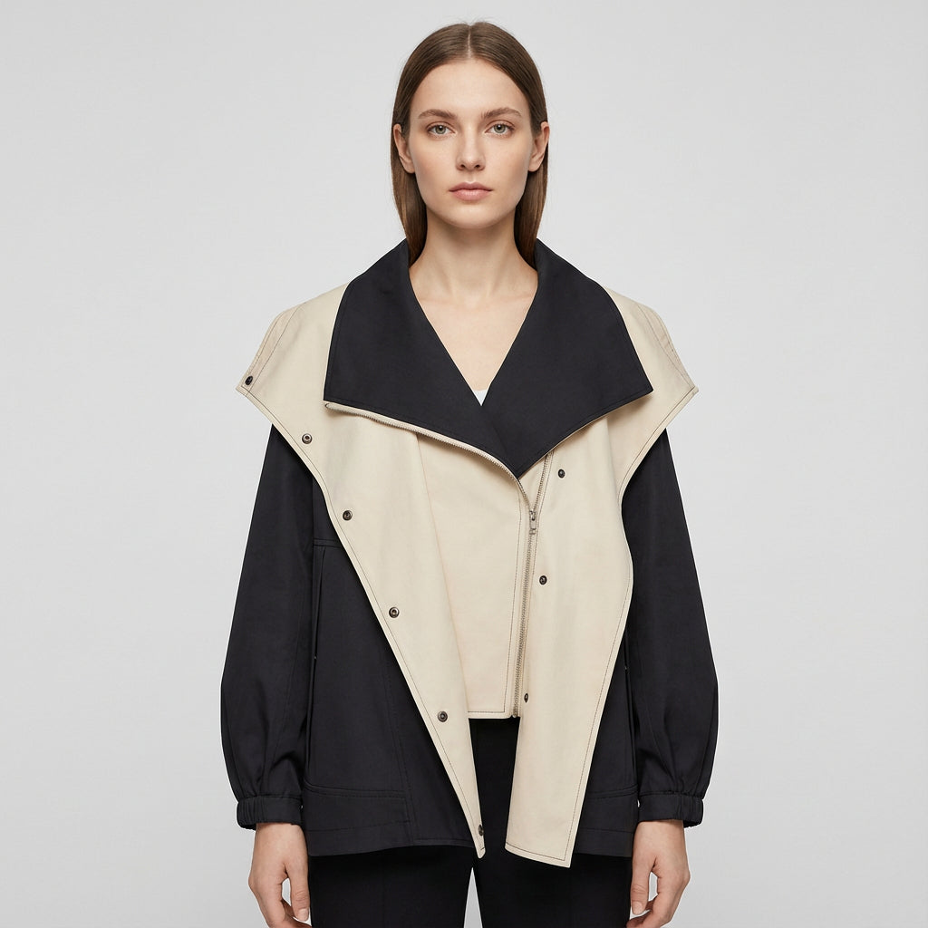 Verena Women's Jacket | Double Layer, Casual Chic
