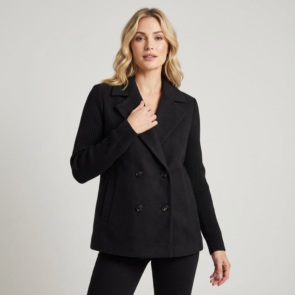 Blair Women's Wool Coat | Tailored Fit, Double-Breasted Design