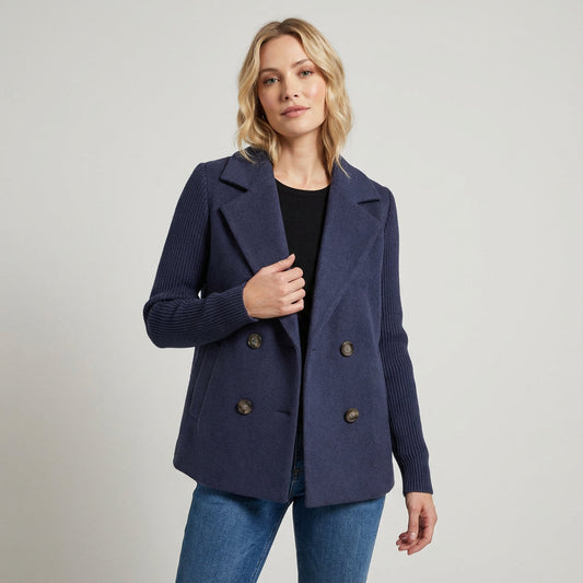 Manteau en laine pour femme Blair | Coupe ajustée, design à double boutonnage