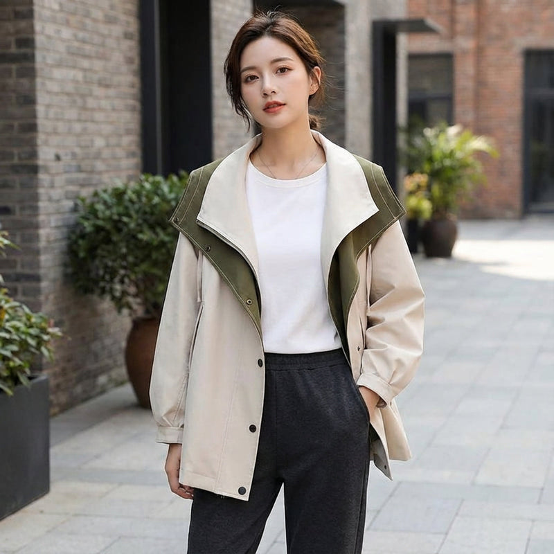 Verena Women's Jacket | Double Layer, Casual Chic