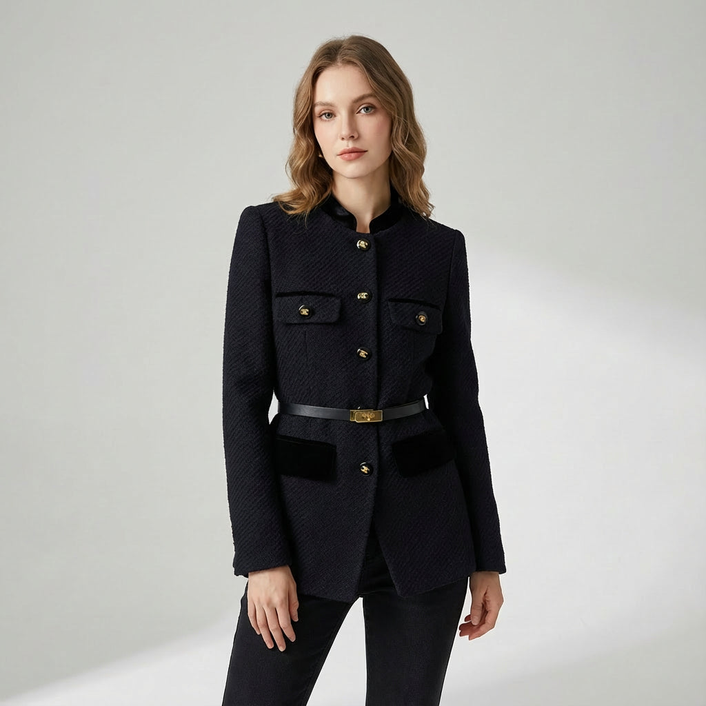 Willa Women's Wool Coat | Mid-Length, Elegant Design
