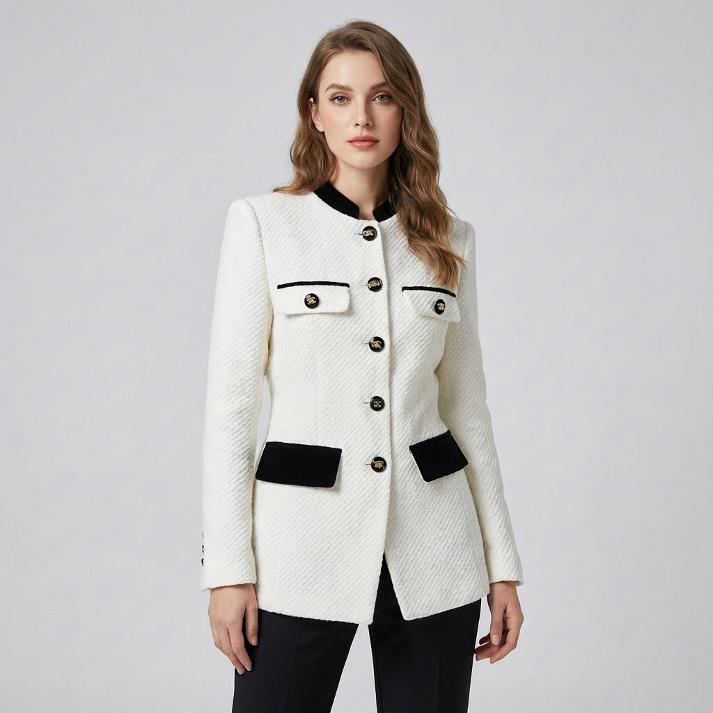 Willa Women's Wool Coat | Mid-Length, Elegant Design