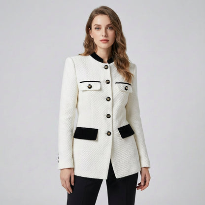 Willa Women's Wool Coat | Mid-Length, Elegant Design