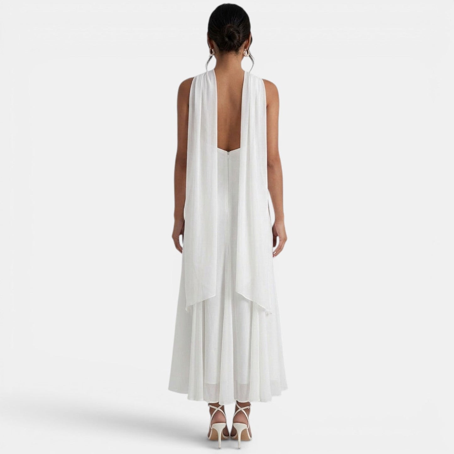 Jolie Women's Maxi Dress - fabric and finish detail