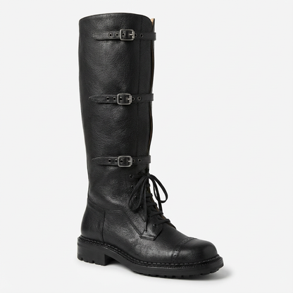 Rita Women's Knight Boots | Thick Heel, Casual Style