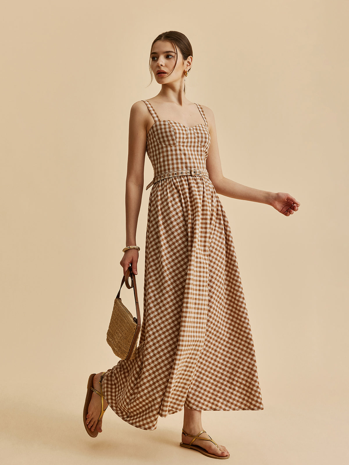 Rosa Women's Dress - fabric and finish detail