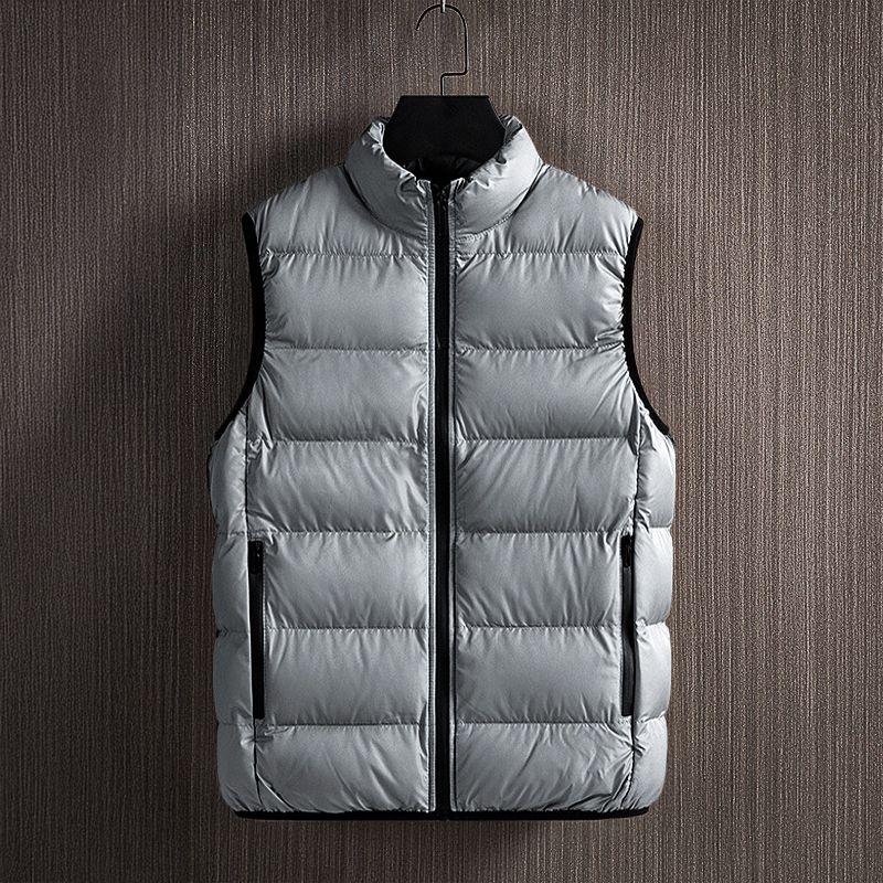 Rhys Men's Puffer Jacket | Black, Grey