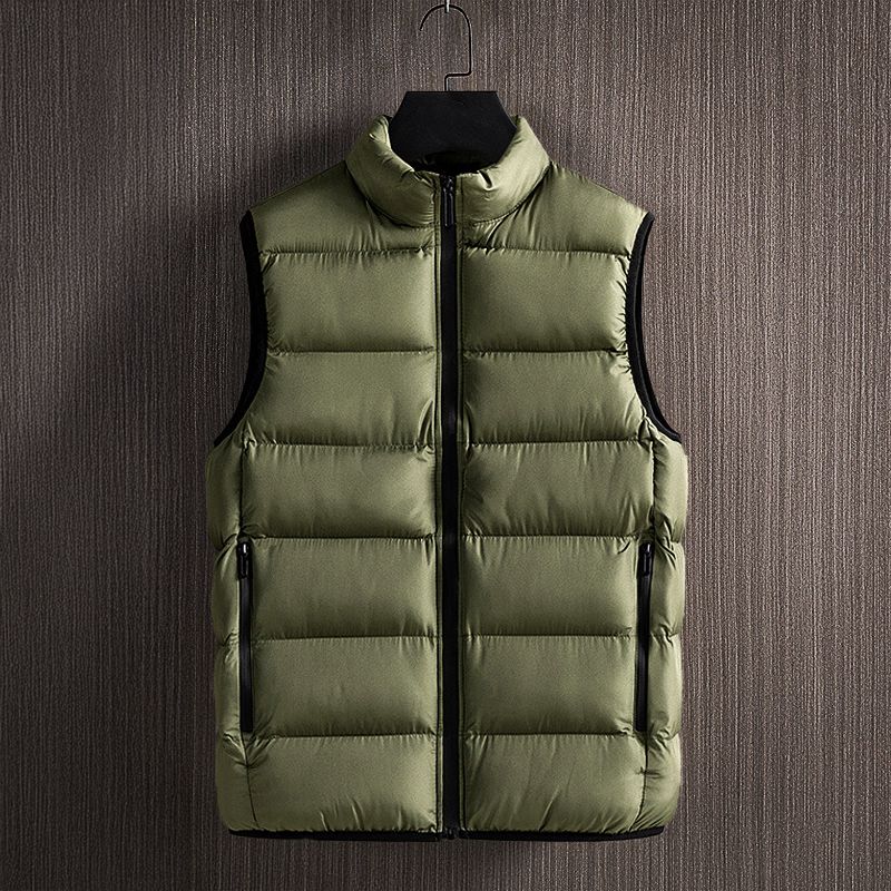 Rhys Men's Puffer Jacket - styled view