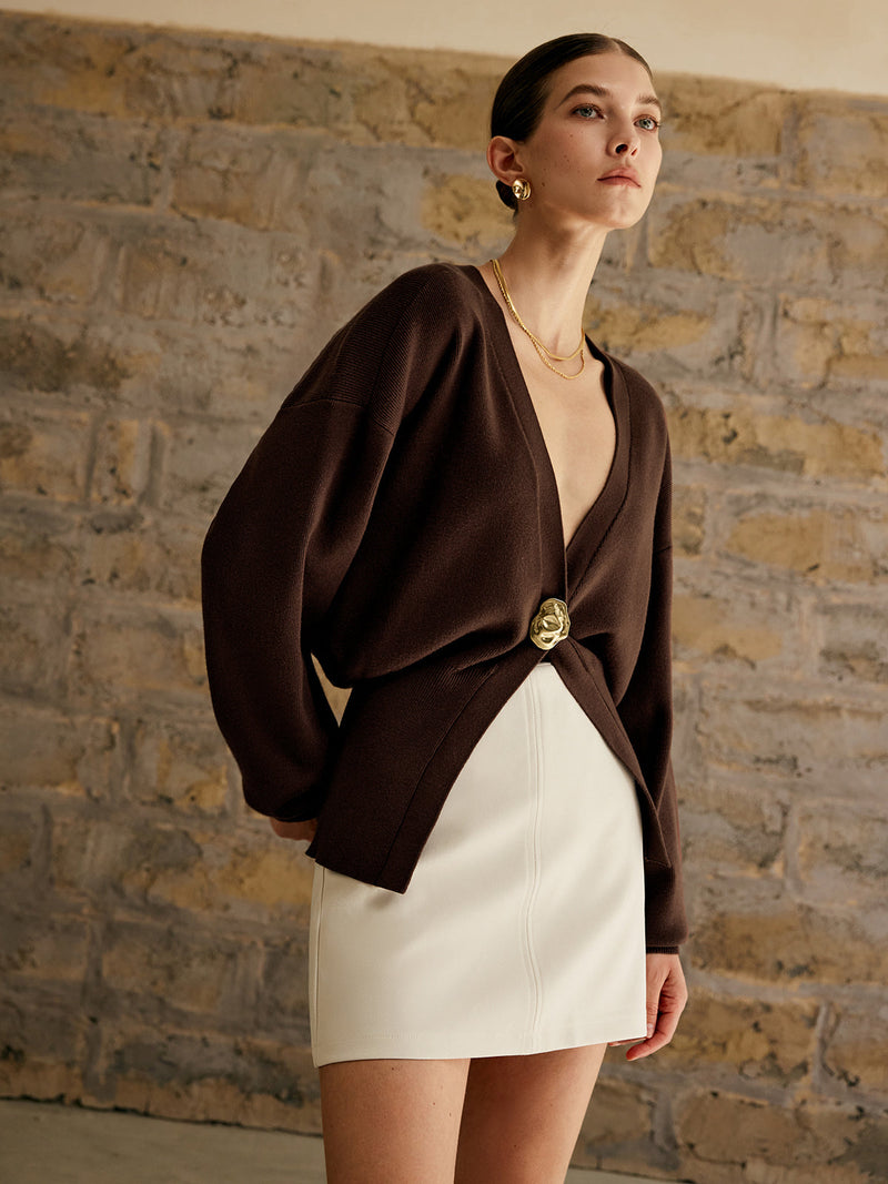 Cleo Women's Cardigan - back view