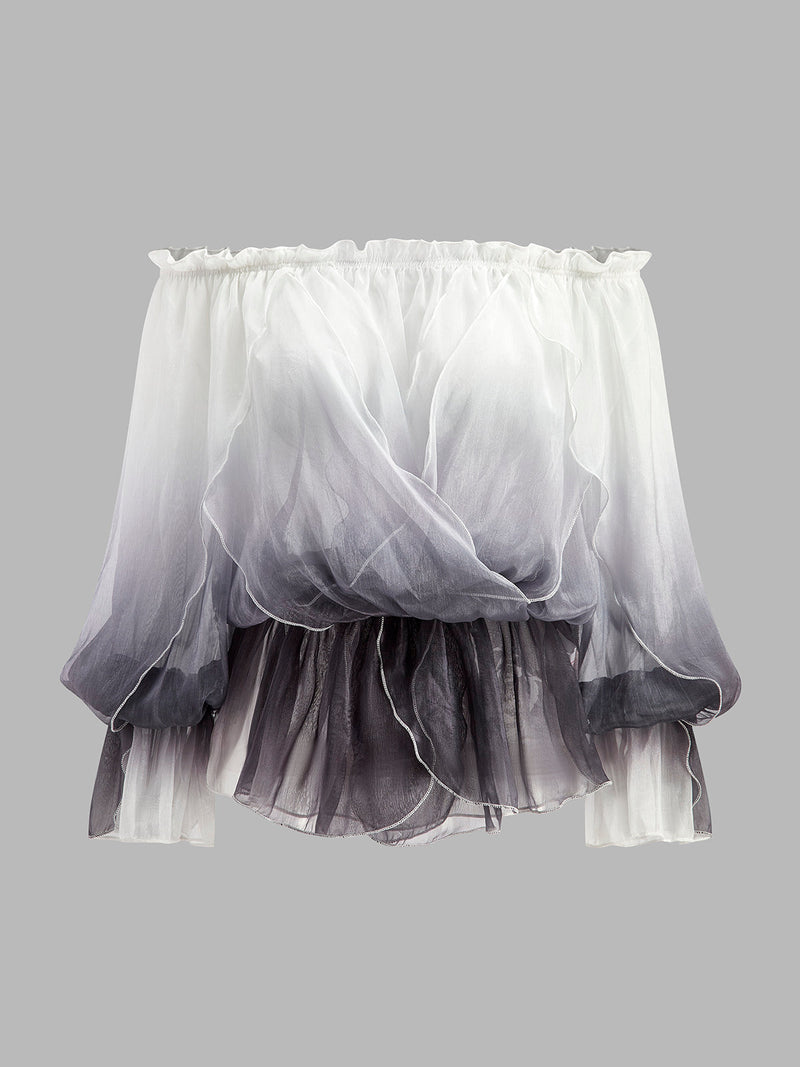 Ines Women's Floral Top - front view