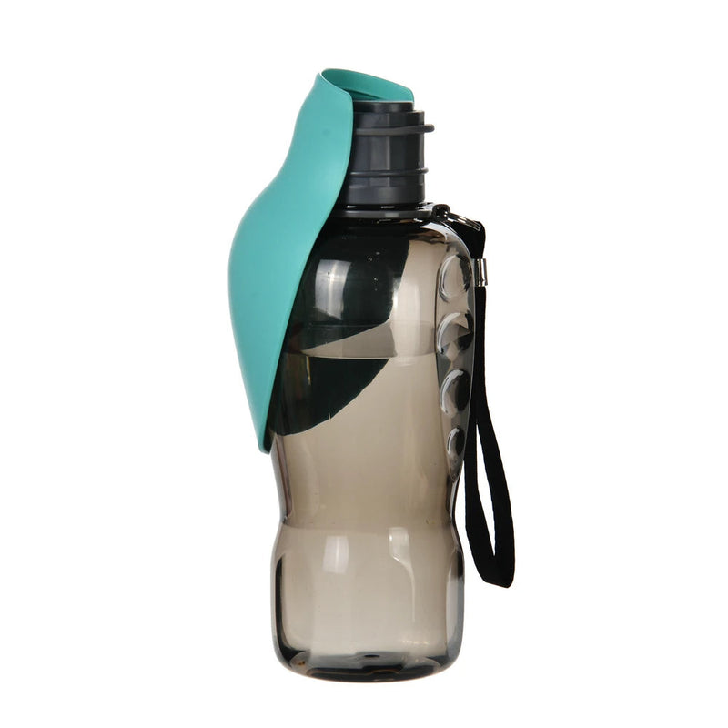 Slate Portable Water Bottle - fabric and finish detail