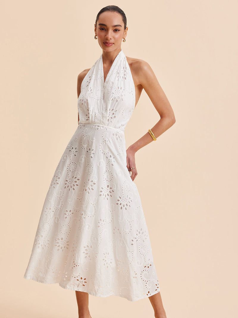 Sophie Women's Midi Dress - fabric and finish detail