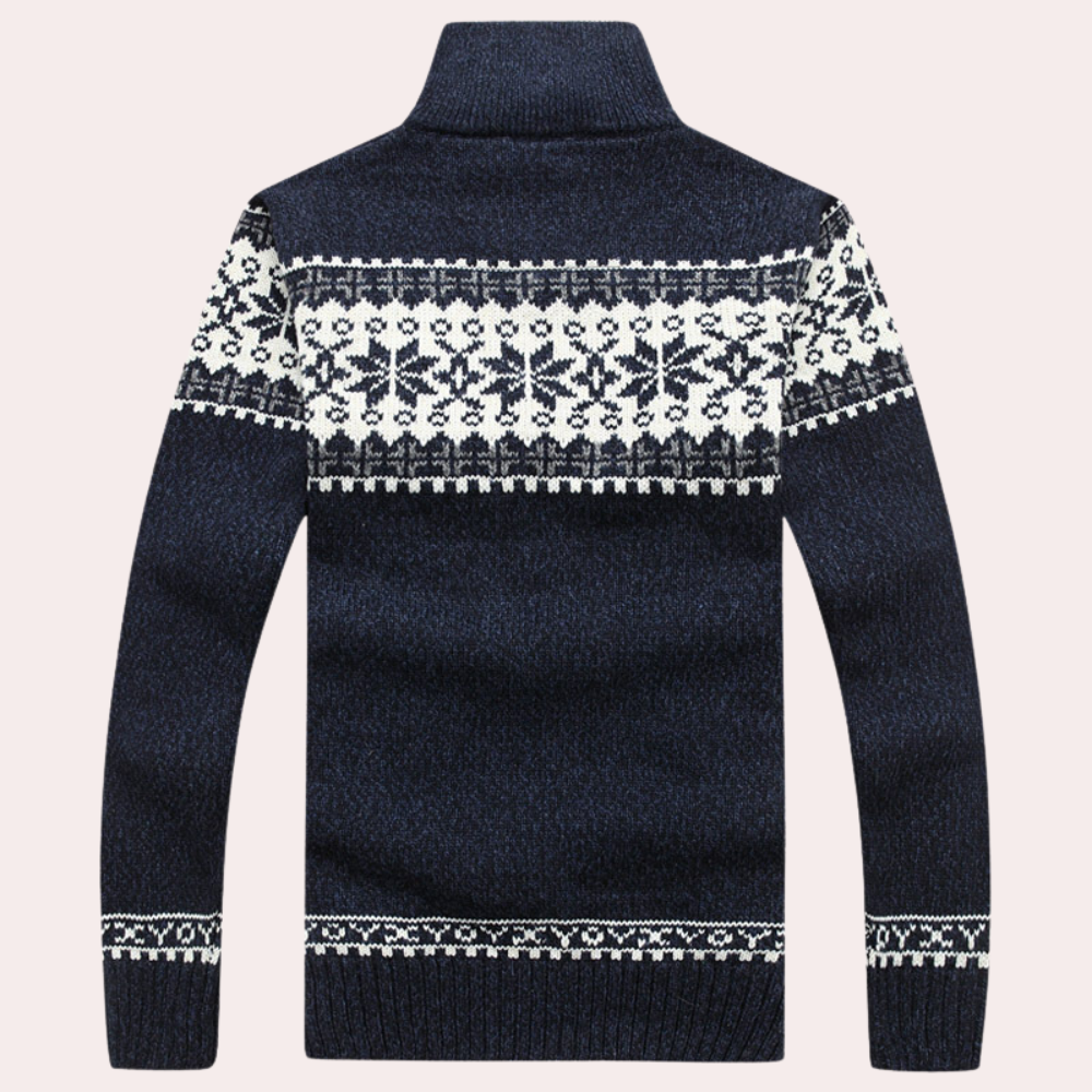 Flynn Men's Cardigan - back view