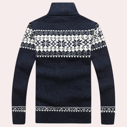 Flynn Men's Cardigan - back view