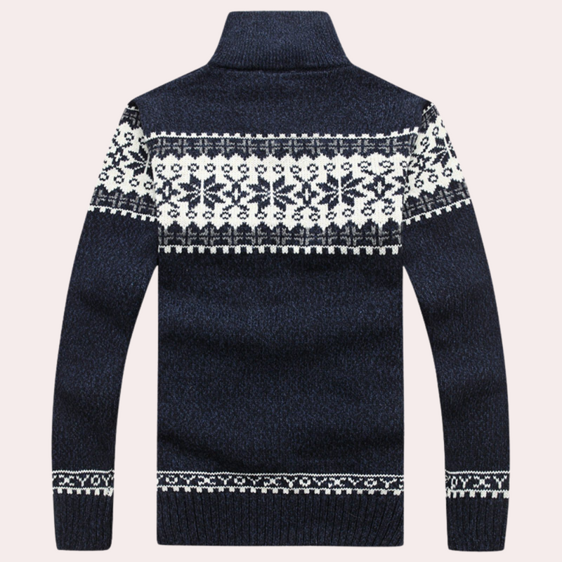 Flynn Men's Cardigan - back view