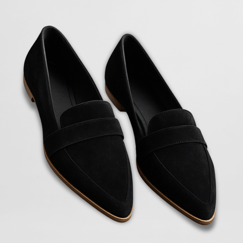 Jolie Women's Loafers - fabric and finish detail