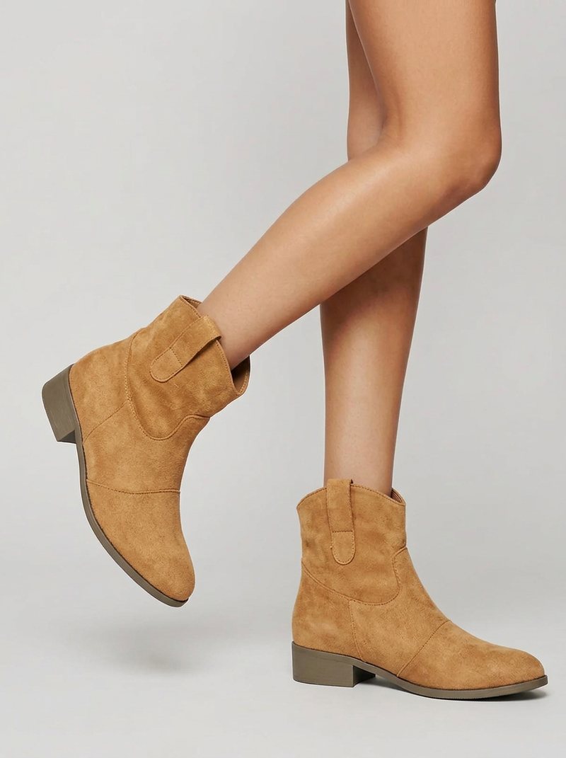 Hattie Women's Ankle Boots | Western, Stacked Heel