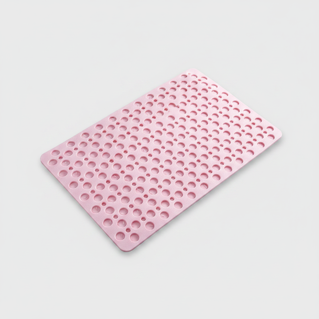 Non-slip antibacterial shower mat, Pink